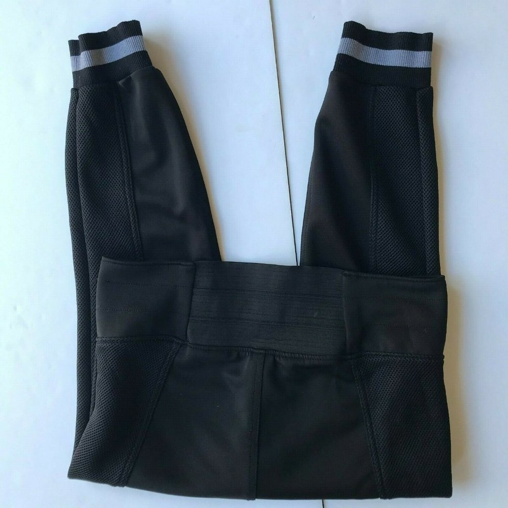 Vintage Spacegirlz Activewear Pants Joggers  1X Stretch Front Zip Elasti…